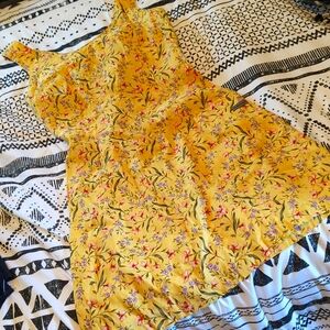 Vintage CK Jeans fitted floral dress